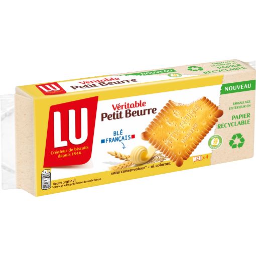 Mondelēz International y Saica lanzan un innovador producto para multipacks en base papel para "Véritable Petit Beurre" de LU